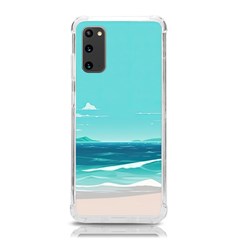 Ai Generated Ocean Waves Sea Water Anime Samsung Galaxy S20 6 2 Inch Tpu Uv Case