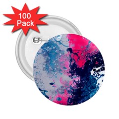 Fluid Art Pattern 2 25  Buttons (100 Pack)  by GardenOfOphir