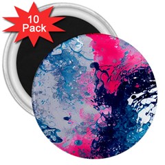 Fluid Art Pattern 3  Magnets (10 Pack)  by GardenOfOphir