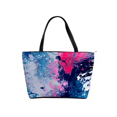 Fluid Art Pattern Classic Shoulder Handbag by GardenOfOphir