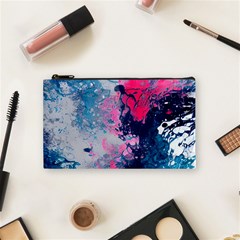 Fluid Art Pattern Cosmetic Bag (small) by GardenOfOphir