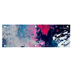 Fluid Art Pattern Banner And Sign 6  X 2  by GardenOfOphir