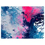 Fluid Art Pattern Premium Plush Fleece Blanket (Extra Small) 40 x30  Blanket Back