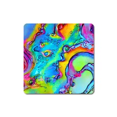 Marble Art Pattern Square Magnet by GardenOfOphir