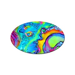 Marble Art Pattern Sticker Oval (100 Pack) by GardenOfOphir