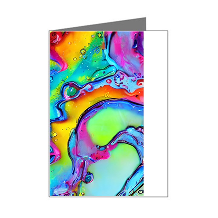 Marble Art Pattern Mini Greeting Card