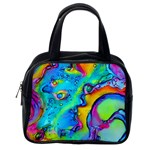 Marble Art Pattern Classic Handbag (Two Sides) Back