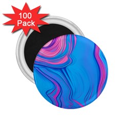 Liquid Background Pattern 2 25  Magnets (100 Pack)  by GardenOfOphir