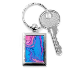 Liquid Background Pattern Key Chain (rectangle) by GardenOfOphir