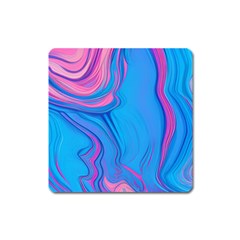 Liquid Background Pattern Square Magnet by GardenOfOphir