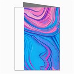 Liquid Background Pattern Greeting Cards (Pkg of 8) Right