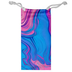 Liquid Background Pattern Jewelry Bag by GardenOfOphir