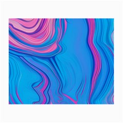 Liquid Background Pattern Small Glasses Cloth (2 Sides) by GardenOfOphir