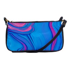 Liquid Background Pattern Shoulder Clutch Bag by GardenOfOphir