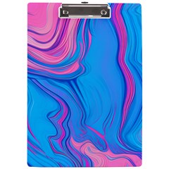 Liquid Background Pattern A4 Acrylic Clipboard by GardenOfOphir