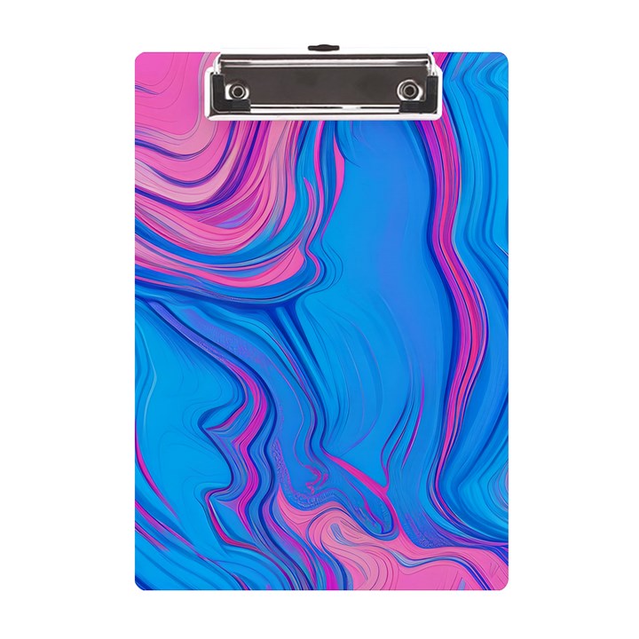 Liquid Background Pattern A5 Acrylic Clipboard