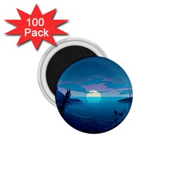 Ai Generated Ocean Sea Water Anime Nautical 2 1 75  Magnets (100 Pack)  by Pakemis