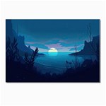 Ai Generated Ocean Sea Water Anime Nautical 2 Postcards 5  x 7  (Pkg of 10) Front