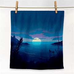 Ai Generated Ocean Sea Water Anime Nautical 2 Face Towel by Pakemis