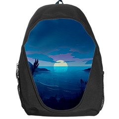 Ai Generated Ocean Sea Water Anime Nautical 2 Backpack Bag by Pakemis