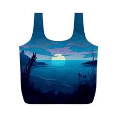 Ai Generated Ocean Sea Water Anime Nautical 2 Full Print Recycle Bag (m) by Pakemis