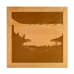 Ai Generated Ocean Sea Water Anime Nautical 2 Wood Photo Frame Cube