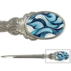 Pattern Ocean Waves Arctic Ocean Blue Nature Sea Letter Opener by Pakemis