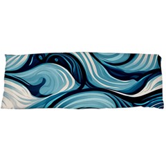 Pattern Ocean Waves Arctic Ocean Blue Nature Sea Body Pillow Case (dakimakura) by Pakemis