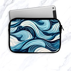 Pattern Ocean Waves Arctic Ocean Blue Nature Sea Apple Ipad Mini Zipper Cases by Pakemis