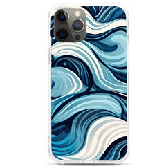 Pattern Ocean Waves Arctic Ocean Blue Nature Sea Iphone 12 Pro Max Tpu Uv Print Case