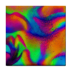 Fluid Background Pattern Tile Coaster by GardenOfOphir