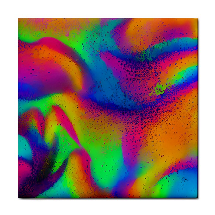 Fluid Background Pattern Tile Coaster