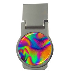 Fluid Background Pattern Money Clips (round) 