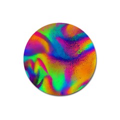 Fluid Background Pattern Magnet 3  (round) by GardenOfOphir