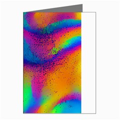 Fluid Background Pattern Greeting Cards (pkg Of 8) by GardenOfOphir