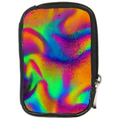 Fluid Background Pattern Compact Camera Leather Case by GardenOfOphir