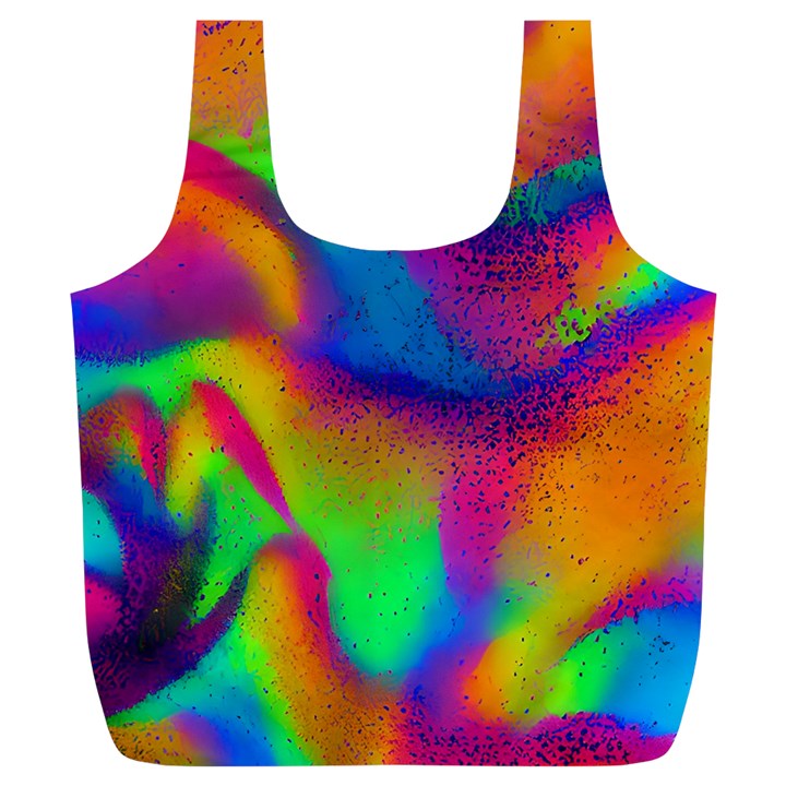 Fluid Background Pattern Full Print Recycle Bag (XL)