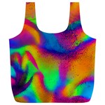 Fluid Background Pattern Full Print Recycle Bag (XL) Back