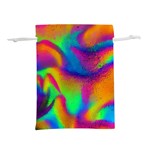 Fluid Background Pattern Lightweight Drawstring Pouch (L) Front