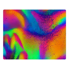 Fluid Background Pattern One Side Premium Plush Fleece Blanket (large) by GardenOfOphir