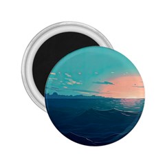 Ai Generated Ocean Sea Water Anime Nautical 2 25  Magnets by Pakemis