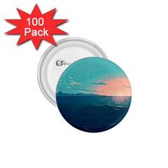 Ai Generated Ocean Sea Water Anime Nautical 1 75  Buttons (100 Pack)  by Pakemis