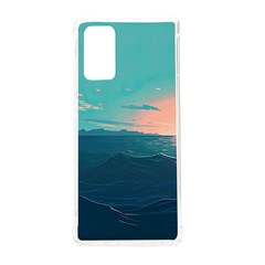 Ai Generated Ocean Sea Water Anime Nautical Samsung Galaxy Note 20 Tpu Uv Case by Pakemis