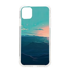 Ai Generated Ocean Sea Water Anime Nautical Iphone 11 Tpu Uv Print Case by Pakemis