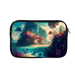 Tropical Island Fantasy Landscape Palm Trees Ocean Apple Macbook Pro 13  Zipper Case by Pakemis