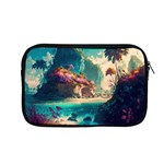 Tropical Island Fantasy Landscape Palm Trees Ocean Apple MacBook Pro 13  Zipper Case Front