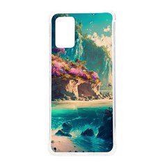 Tropical Island Fantasy Landscape Palm Trees Ocean Samsung Galaxy S20plus 6 7 Inch Tpu Uv Case by Pakemis