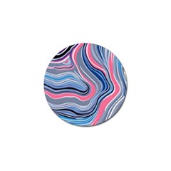 Fluid Abstract Art Golf Ball Marker by GardenOfOphir