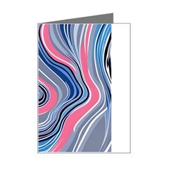 Fluid Abstract Art Mini Greeting Card by GardenOfOphir