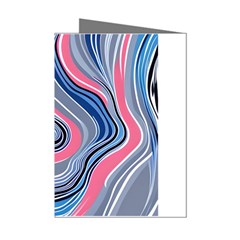 Fluid Abstract Art Mini Greeting Cards (pkg Of 8) by GardenOfOphir